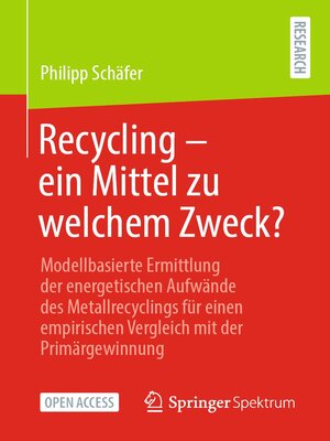 cover image of Recycling – ein Mittel zu welchem Zweck?